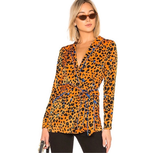 House of Harlow x Revolve Leopard Jacket - Picture 1 of 5